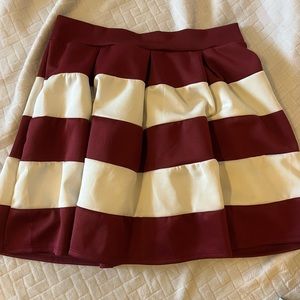 Stretchy striped skirt. Charlotte Russe
